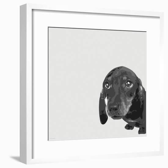 Dachshund-Emily Burrowes-Framed Premium Giclee Print