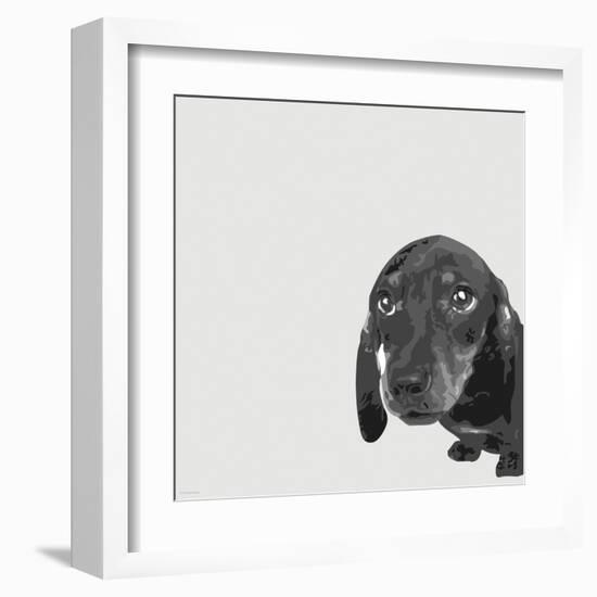 Dachshund-Emily Burrowes-Framed Art Print