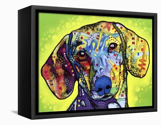 Dachshund-Dean Russo-Framed Premier Image Canvas