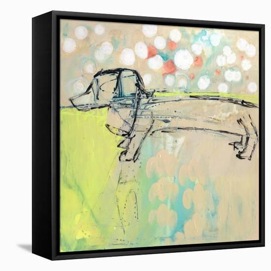 Dachshund-Wyanne-Framed Premier Image Canvas