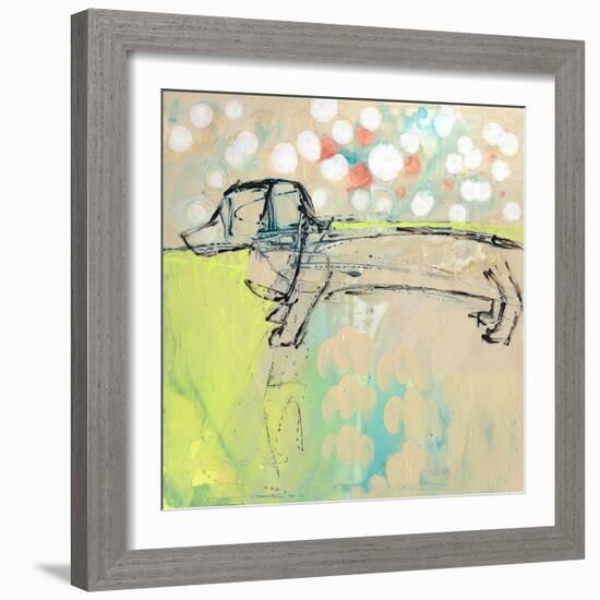 Dachshund-Wyanne-Framed Giclee Print