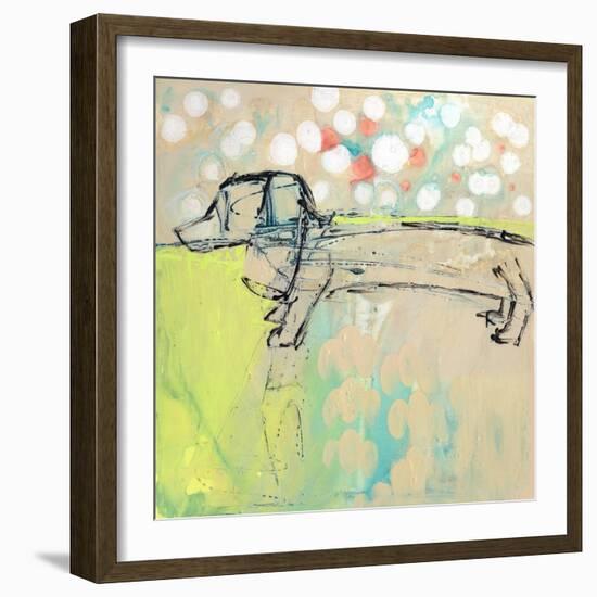 Dachshund-Wyanne-Framed Giclee Print