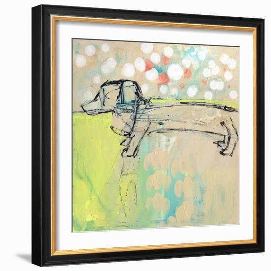 Dachshund-Wyanne-Framed Giclee Print