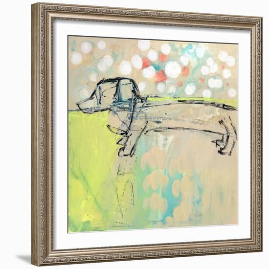 Dachshund-Wyanne-Framed Giclee Print