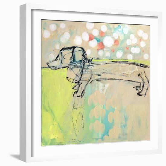 Dachshund-Wyanne-Framed Giclee Print