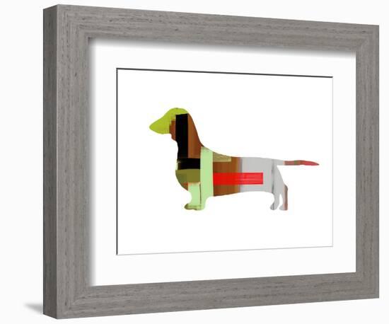 Dachshund-NaxArt-Framed Premium Giclee Print