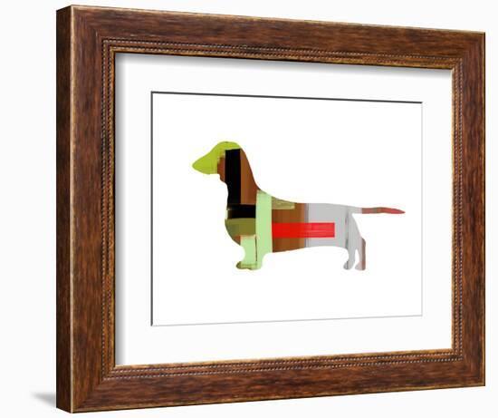 Dachshund-NaxArt-Framed Premium Giclee Print