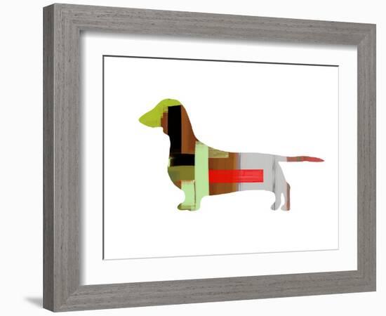 Dachshund-NaxArt-Framed Art Print