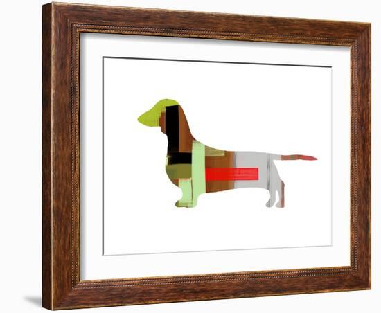 Dachshund-NaxArt-Framed Art Print