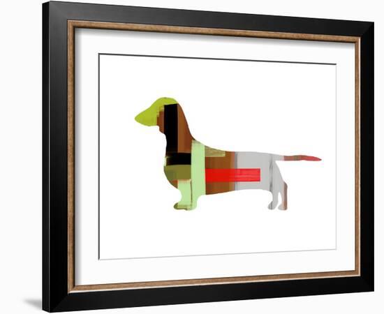 Dachshund-NaxArt-Framed Art Print