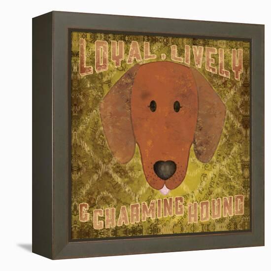 Dachshund-Ashley Sta Teresa-Framed Stretched Canvas