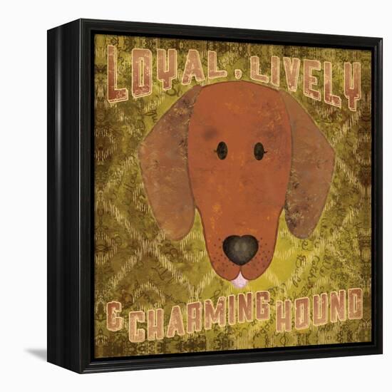 Dachshund-Ashley Sta Teresa-Framed Stretched Canvas