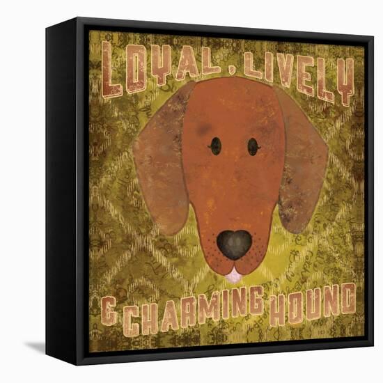 Dachshund-Ashley Sta Teresa-Framed Stretched Canvas