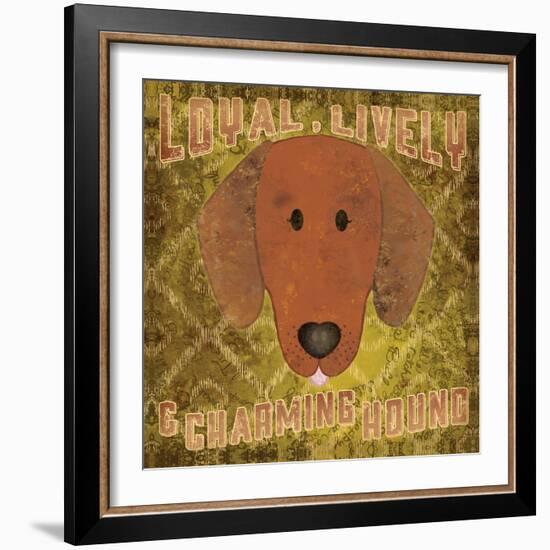 Dachshund-Ashley Sta Teresa-Framed Art Print