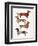 Dachshunds-Cat Coquillette-Framed Art Print