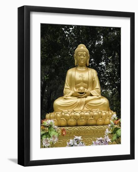 Dacien Buddhist Temple, Xian, China-Danny Lehman-Framed Photographic Print