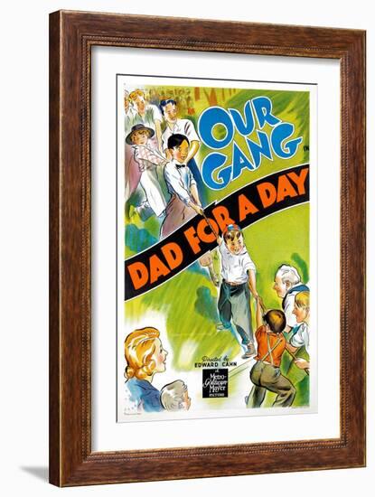 Dad for a Day, 1939-null-Framed Art Print