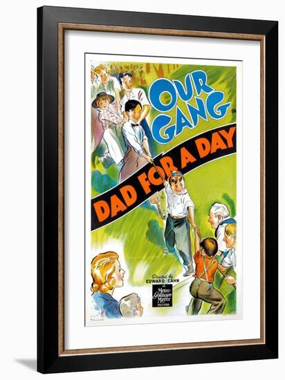 Dad for a Day, 1939-null-Framed Art Print