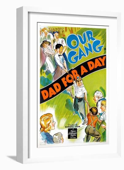 Dad for a Day, 1939-null-Framed Art Print