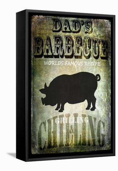 Dad's BBQ-LightBoxJournal-Framed Premier Image Canvas