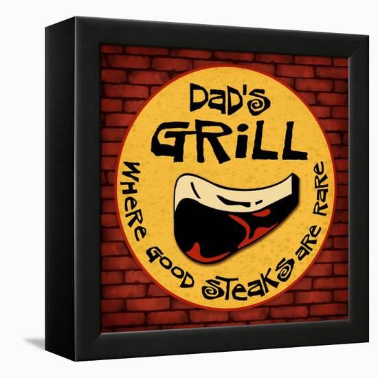 Dad's Grill-Kate Ward Thacker-Framed Premier Image Canvas