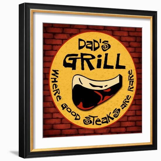 Dad's Grill-Kate Ward Thacker-Framed Giclee Print