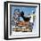 Dad's Southern Style Bar-B-Q-Anthony Ross-Framed Art Print