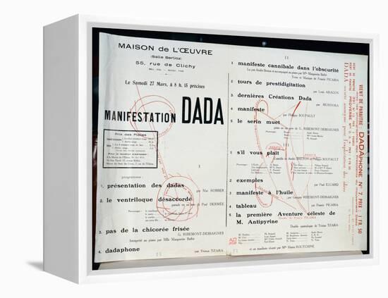 Dada Manifestation, C.1921 (Litho)-French-Framed Premier Image Canvas