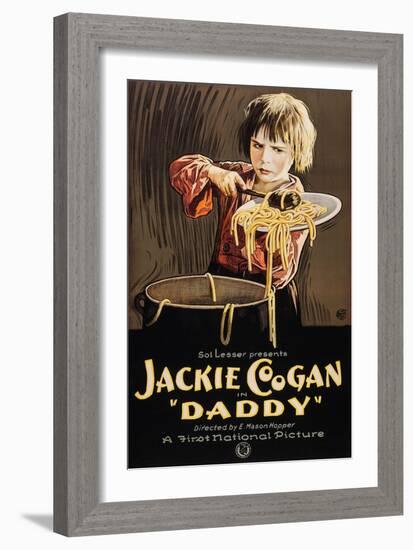 Daddy, Jackie Coogan, 1923-null-Framed Art Print