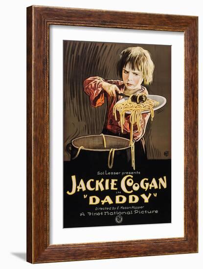 Daddy, Jackie Coogan, 1923-null-Framed Art Print