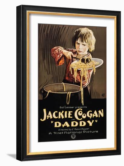 Daddy, Jackie Coogan, 1923-null-Framed Art Print