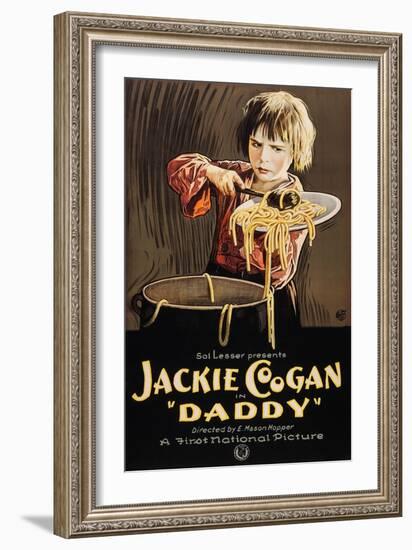 Daddy, Jackie Coogan, 1923-null-Framed Premium Giclee Print
