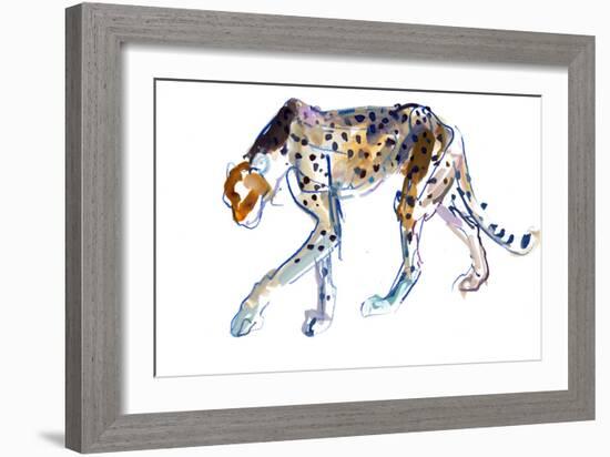 Daddy Long Legs, 2022, (mixed media on paper)-Mark Adlington-Framed Giclee Print