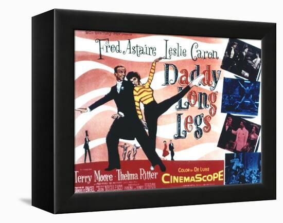 Daddy Long Legs, Fred Astaire, Leslie Caron, 1955-null-Framed Stretched Canvas