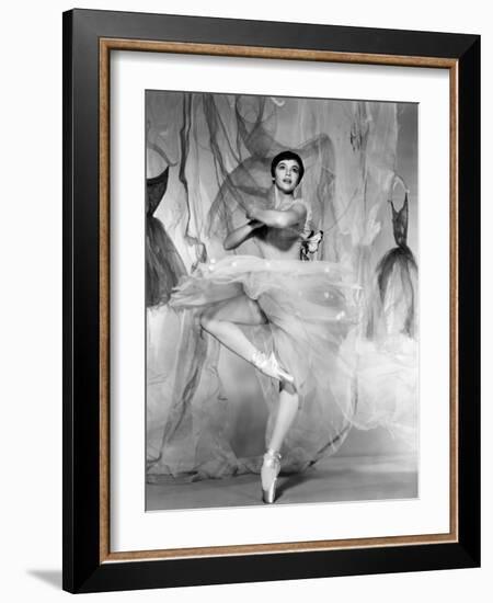 Daddy Long Legs, Leslie Caron, 1955-null-Framed Photo