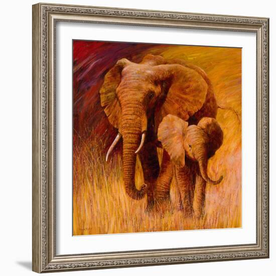 Daddy's Girl-Nikolai Volutin-Framed Giclee Print