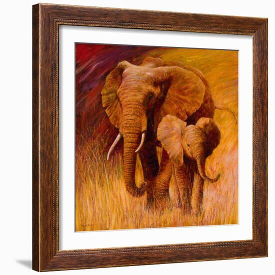 Daddy's Girl-Nikolai Volutin-Framed Giclee Print