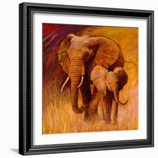 Daddy's Girl-Nikolai Volutin-Framed Giclee Print