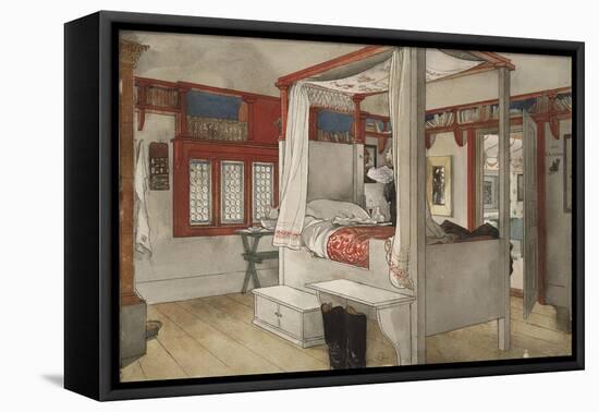 Daddy's Room, from 'A Home' series, c.1895-Carl Larsson-Framed Premier Image Canvas