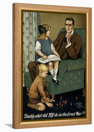 Daddy, What Did You Do in the Great War? Poster-null-Framed Premier Image Canvas