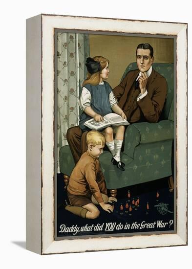 Daddy, What Did You Do in the Great War? Poster-null-Framed Premier Image Canvas