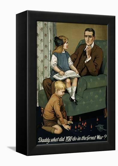 Daddy, What Did You Do in the Great War? Poster-null-Framed Premier Image Canvas