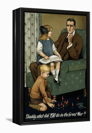 Daddy, What Did You Do in the Great War? Poster-null-Framed Premier Image Canvas