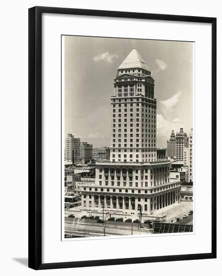 Dade County Courthouse, Miami, C.1930-null-Framed Photographic Print