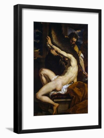 Daedalus and Icarus, 1645-Charles Le Brun-Framed Giclee Print