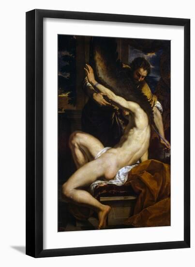 Daedalus and Icarus, 1645-Charles Le Brun-Framed Giclee Print