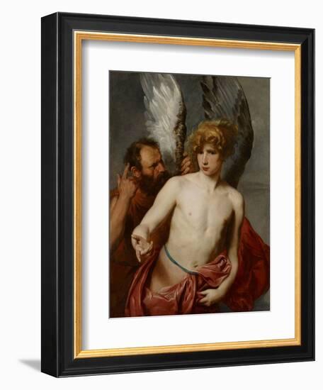 Daedalus and Icarus, Between 1615 and 1620-Sir Anthony Van Dyck-Framed Giclee Print