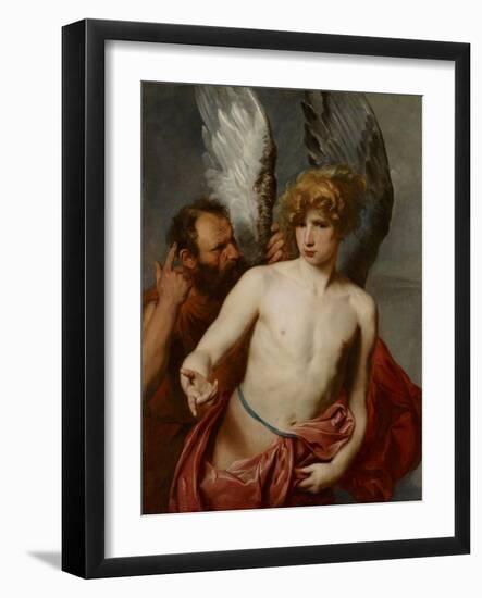 Daedalus and Icarus, Between 1615 and 1620-Sir Anthony Van Dyck-Framed Giclee Print