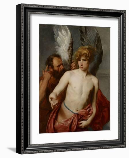 Daedalus and Icarus, Between 1615 and 1620-Sir Anthony Van Dyck-Framed Giclee Print