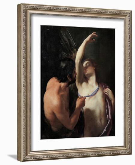 Daedalus and Icarus, C. 1645-Andrea Sacchi-Framed Giclee Print